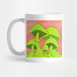 Watercolor Mushrooms Mug